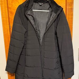 Swiss Tech Black Quilted Jacket